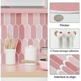 thumbnail image 3 of 6 Pcs 2.5mm Thick Self Adhesive 3d Backsplash Wall Tiles for Kitchen (30.5x 30.5cm), 3 of 5