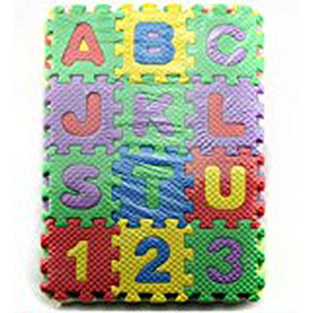 36Pcs Alphabet Number EVA Puzzle Foam Mats Baby Child Kids Teaching
