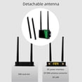 thumbnail image 3 of Módem Enrutador 4G LTE Desbloqueado Con Ranura Para Tarjeta SIM LAN, WiFi De 300 Mbps, Cobertura De 200 M, Enrutador Wi-Fi Inalámbrico Con 4 Antenas De Alta Ganancia De 5, 3 of 7