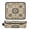 Traditional Intricate Pattern, variant on Hair Tool Organizer Bag with Heat Resistant Mat Removable Travel Storage Case for Hot Air Brushes Curling Irons Tiger Stripes Pattern