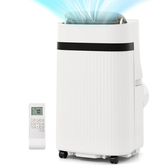 Gymax 12000 BTU Portable Air Conditioner w/ Fan & Dehumidifier Sleep Mode 24H Timer