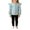 Blue, variant on AUDeals Toddler Girl Clothes Girls Fall Outfits Kids Clothing Winter Long Sleeves Ruffle Hems Top Pant Set, 2 Piece Casual Outfit Set (Blue, 3-4 Years)