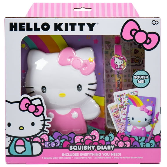 Hello Kitty Pink Squishy Diary, Boys and Girls, Child, Ages 4 