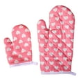 thumbnail image 5 of PAMINGONO 2Pcs Thermal Touch Gloves for Baking and Grilling in Pink Cotton with Heat Resistance, 5 of 8