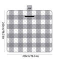 thumbnail image 3 of Fasiaou Waterproof Picnic Blanket Outdoor Mat, Extra Thick Moisture Proof Camping Beach Mat, Large 200x200cm Portable Foldable Groundsheet for Park Travel, 3 of 6