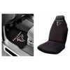 NFL Atlanta Falcons 2 pc Front Floor Mats and Atlanta Falcons Car Seat Cover Value Bundle