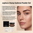 thumbnail image 6 of Upgraded 2026 The Waterproof Eyebrow Powder Set Is Long-lasting Natural Three-dimensional To Handle And Convenient For Daily Commuting And Makeup, 6 of 8