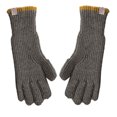 thumbnail image 2 of Ficarrico Guantes de Invierno Estilo Retro Dedo Expuesto Apertura de muñeca roscada Acrílico Cómodos Guantes de Punto cálidos para Estudiantes para Exteriores Gris Tamaño Libre, 2 of 8
