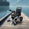 MALISA Electric Wheelchair for Adults, Portable All Terrain Lightweight Power Wheelchairs, Brown