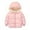 Pink, variant on GYRATEDREAM Baby Kids Hooded Winter Coat Puffer Down Jacket Windproof Fleece Lined with Removable Hood 18M-6T