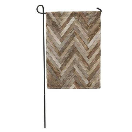 - SIDONKU Arrow Wood Parquet Herringbone Old Ash Beechwood Chevron Floor Flooring Garden Flag Decorative Flag House Banner 28x40 inch