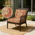 thumbnail image 2 of Outdoor Patio Cushion Covers 4 Pack Burnt Orange Bohemia Patio Chair Cushion Covers with Ties and Zipper Tribal Vintage Boho Waterproof Outdoor Seat Cushion Covers for Patio Furniture 24"x24", 2 of 8