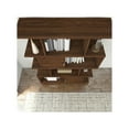 thumbnail image 3 of Kathy Ireland Home by Bush Furniture Madison Avenue Large Geometric Etagere Bookcase with Doors-Color:Modern Walnut, 3 of 8