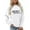 White, variant on IWRICH Women's Sweatshirt Hockey Grandma Letter Print Long Sleeve Crew Neck Graphic Pullover Casual Top Shirt Hockey Sport Tee Red 110