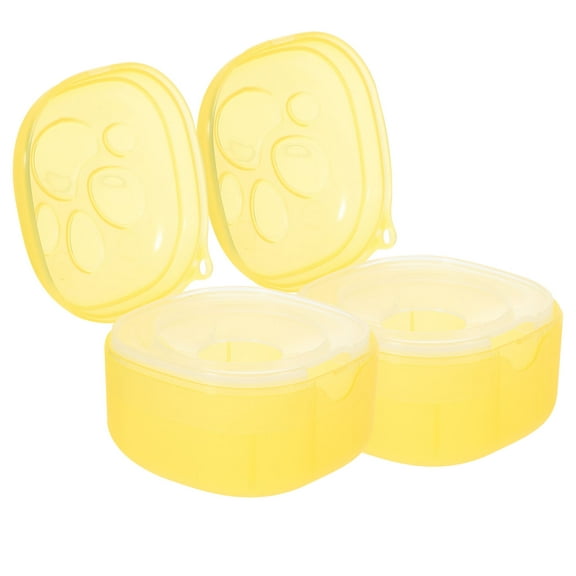 WASHWEPE 2Set Pacifier Holder for Storage with Easy Hanging Function for Baby Pacifiers 6.8x6.5x4.5in PP