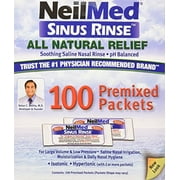 NeilMed. Sinus Rinse All Natural Relief Premixed Refill Packets 100 Each (2 Packs (100 Each)