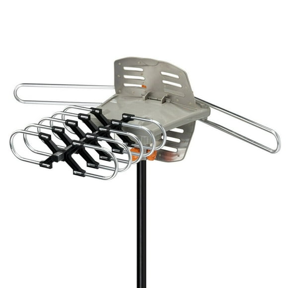 PENGXIANG TV Antenna Outdoor Amplified Motorized 360 Degree Rotation Digital HDTV Antenna 150 Miles Range Wireless Remote