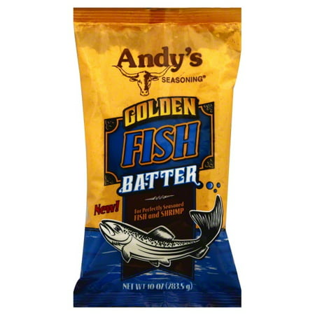 Andys Seasoning Andys Seasoning  Fish Batter, 10 (Best Cornmeal Fish Batter)