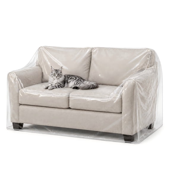 DAEX Patio Loveseat Cover, Pet Scratch Resistant, Heavy Duty Waterproof Vinyl, For 84"L x 40"W x 36"H, Easy Slipover