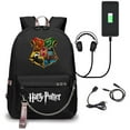 thumbnail image 1 of Harry potter backpack usb charging school bag oxford cloth boy's backpack, 1 of 5