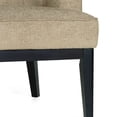thumbnail image 6 of Noble House Suncook Fabric Tufted Accent Chair, Dark Beige and Dark Brown, 6 of 10