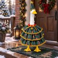 thumbnail image 4 of Qwtwty Christmas Porch Goose Clothes 23" Funny Porch Goose Costume for Yard Outdoor Patio Statue Christmas Holiday Decor, 4 of 7
