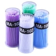 thumbnail image 1 of Micro cepillos hisopos palitos de hisopo micro hisopos hisopo de pestañas 100 piezas Micro cepillo de extensión de pestañas desechable Aplicadores individuales Cepillo de rímel ANGGREK Otros, 1 of 8
