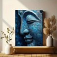 thumbnail image 6 of Serene Buddha Face Texture Canvas Print, Wall Decor for Living Room Meditation Room Yoga Studio Office Bedroom Spa, 6 of 8