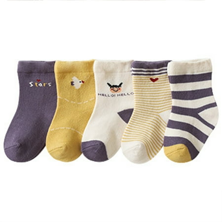 

NIUREDLTD Toddler Kids Baby Boy Girls Toddlers Indoor Slipper Shoes Antislip Socks Booties First Walkers Socks Size L
