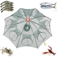 thumbnail image 1 of Nswdhy, nuevo cebo de pesca, trampa de red plegable, jaula de inmersión fundida, cangrejo, pez, Minnow, Crawdad, camarones, 1 of 7