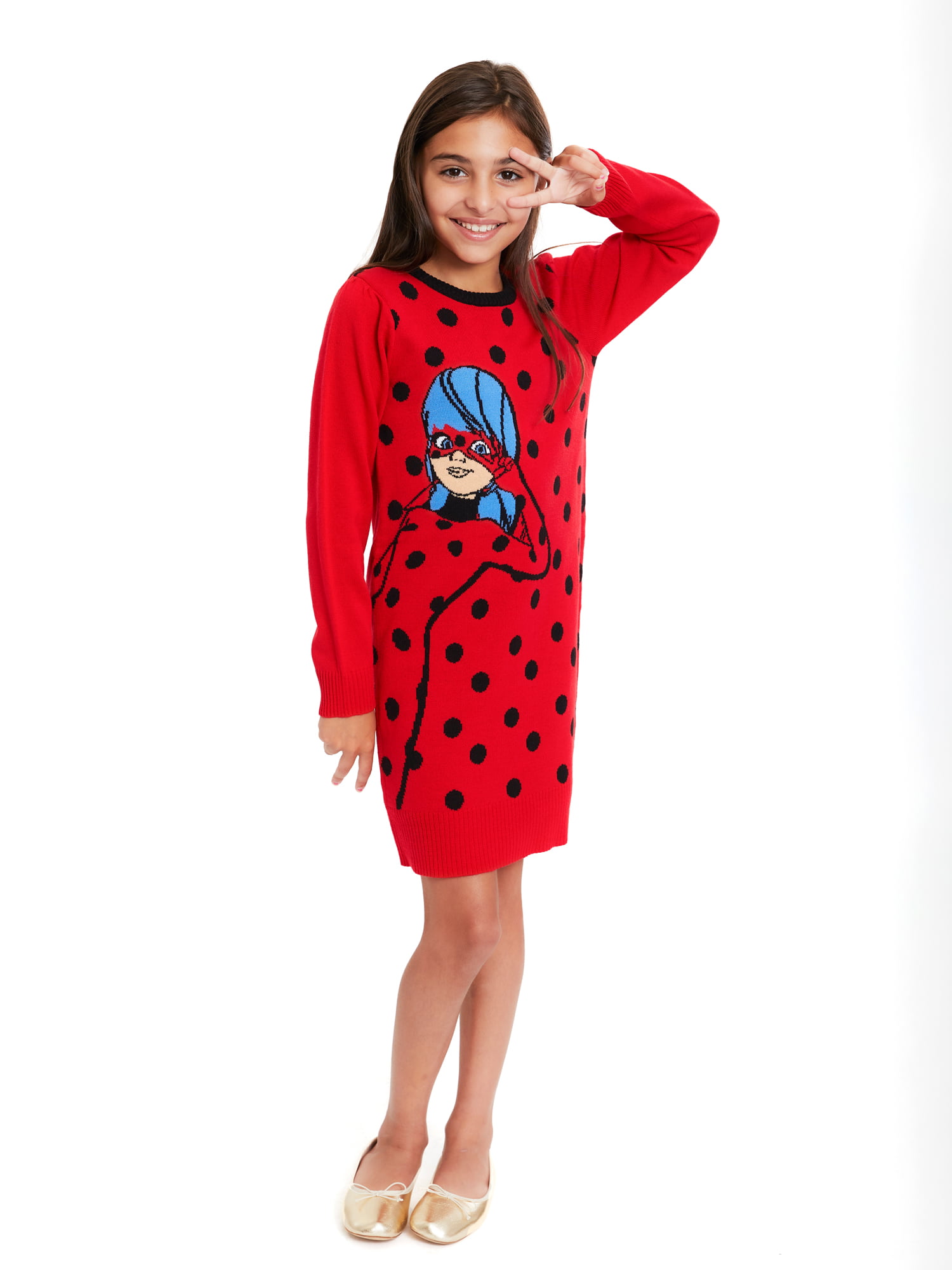 Miraculous Ladybug Girls Play Dress, 2-Pack, Sizes 4-12