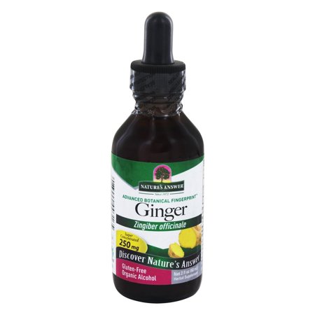 Nature's Answer - Ginger Root Organic Alcohol 250 mg. - 2 fl. oz ...
