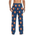 thumbnail image 2 of Men's Pajama Bottoms Basketball Star Men's Cotton Pajama Pants Men's Loose Printed Pajama Pants Casual Pants with Pockets, 2 of 6