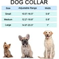 thumbnail image 5 of Sunyuer Girl Dog Collar and Leash Set with Flower Bow Tie, Floral Puppy Dog Collars with Adjustable Metal Buckle for Small Medium Large Female Dogs, Orange Flower, M, 5 of 7
