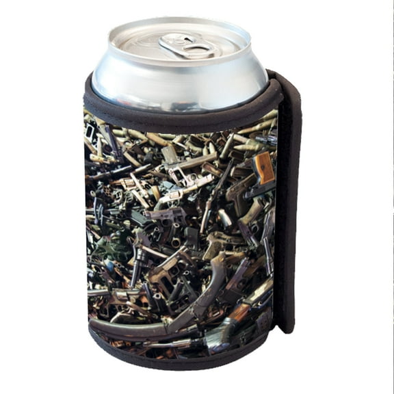 KuzmarK Insulated Drink Can Cooler Hugger - Rifle Shotgun Pistol Semi Automatic Weapons