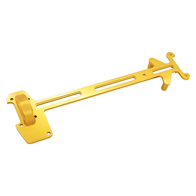 Vogacara Bandeja de Radio RCGOFOLLOW, pieza de coche de control remoto, bandeja de Radio de rigidez Rc para coches de derrape 1/16 SG SG1603, Kits de construcción modelo Dorado