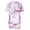 Purple, variant on PIWHJQK Women 2 Piece Set Short Sleeve Loungewear Set Women Loose T Shirt Fitted Shorts 2 Piece Set Women Outfits Sets