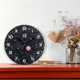 thumbnail image 2 of Dreamtimes Galaxy Space Wall Clock, 10 Inch Silent Non Ticking Round Clock Oil Painting Clock Easy to Read Clock for Living Room Bedroom Bathroom Home Decor, 2 of 7