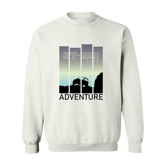 Off Road Poster Sweatshirt Men -Image by Shutterstock, Male Medium