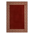 thumbnail image 2 of Unique Loom Athens Collection Area Rug - Modern (7' 1" x 10' Rectangle Terracotta/Beige), 2 of 6
