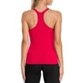 thumbnail image 2 of Alove Women's Racer Back Stretchy Tank Top With Shelf Bra Square Back Yoga Workout Tank Top, 2 of 6