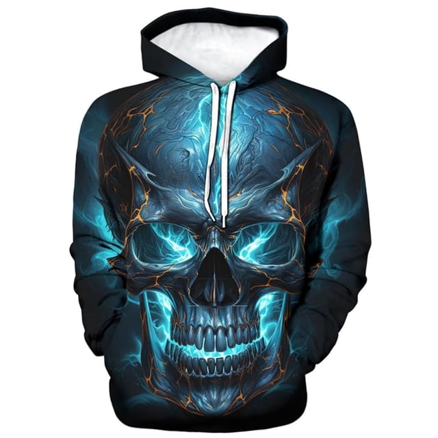 MHFRRA Sudadera con Capucha y Diseño Estampado Sudadera Informal para La Comodidad Diaria Jersey Suave para Otoño E Invierno Prenda Exterior Elegante y Versátil Ideal para Azul