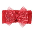 thumbnail image 2 of Baby Girls Headband Chiffon Bow Soft Stretchy Hair Band Hair Accessories for Baby Girls Newborns Infants Toddlers and Kids, 2 of 8