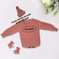 thumbnail image 4 of Customizable Name Hand Embroidered Baby Knitted Jumpsuit for Boys Autumn Winter Cute Crawling Dress Sweater Style, 4 of 4