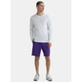 thumbnail image 2 of Athletic Works Men's and Big Men's Active Mesh Shorts, 9" Inseam, Sizes XS-5XL, 2 of 5