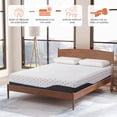thumbnail image 3 of Cal King Mattress Bed in a Box, Memory Foam Mattress infused with Bamboo Charcoal Gel,10 inches,Made in USA, 3 of 10