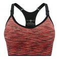 thumbnail image 1 of Women's High Support Racerback Sports Bra Adjustable Cami Bra Athletic Tops with Removable Pads, 1 of 8