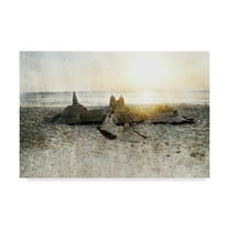 Trademark Fine Art 'Sand Castle I' Canvas Art by Sharon Chandler