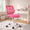 Pink, variant on Homy Casa Adjustable Height Writing Task Chair for Teens 360 Rolling Wheels Soft Padded Seat Office Chair for Home Office Study Room Living Room, AQUA