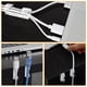 thumbnail image 4 of 20 clips para cables, gestión de cables autoadhesivos resistentes, soporte transparente para cables, organizador de cables de plástico redondo, 4 of 5